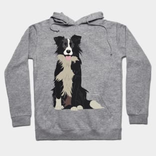 Border collie dog Hoodie